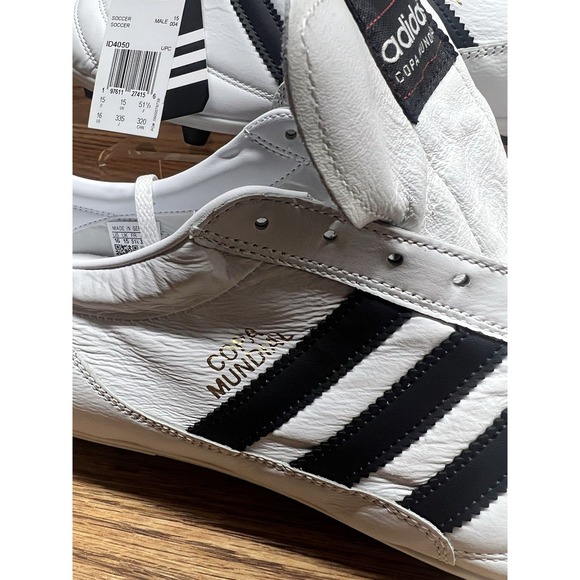 adidas COPA MUNDIAL Made In Germany Men Soccer Cleats Cloud White ID4050 Sz 16 - Picture 4 of 12